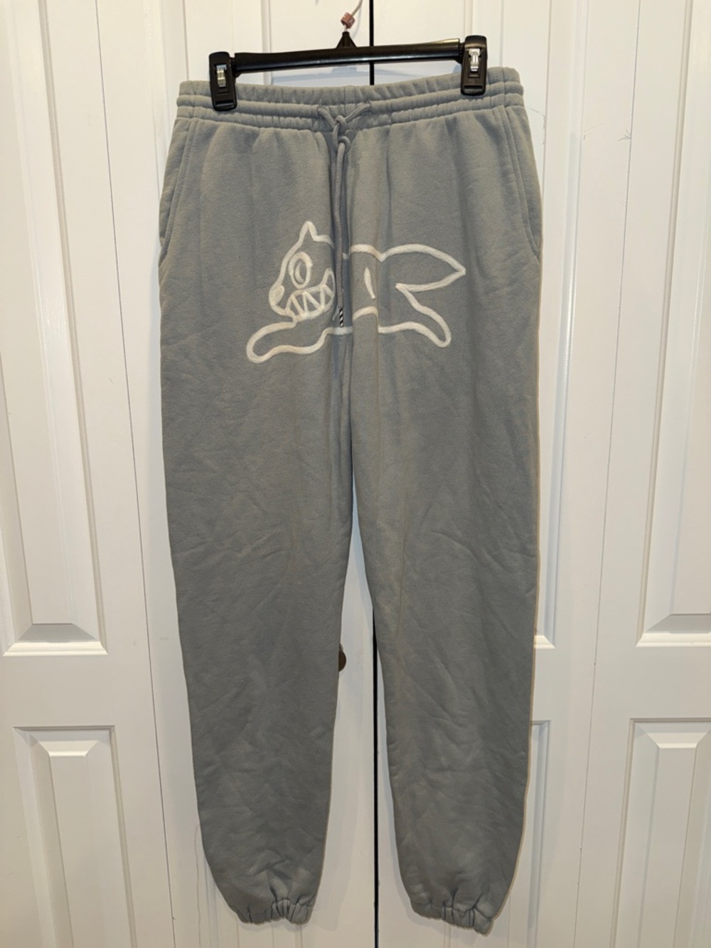 Icecream Gray Sweatpants with Red Brand Tag